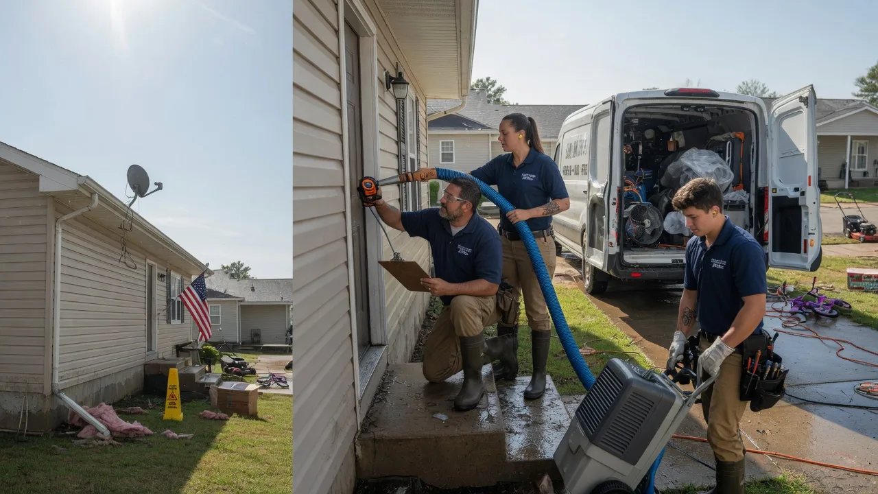 Ceiling Water Damage Restoration in Ward, AR near me